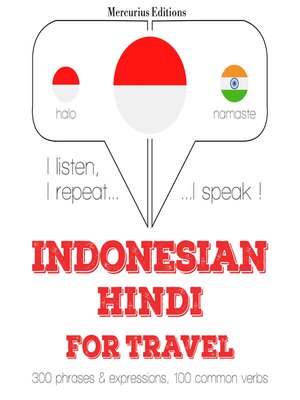 cover image of kata perjalanan dan frase dalam bahasa Hindi